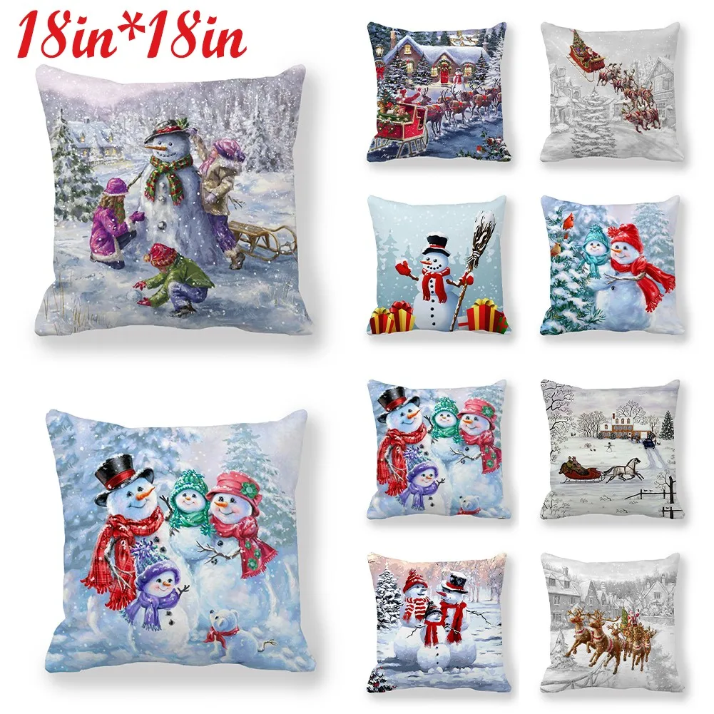 45cm 18 Inch Christmas 3D Rabbit Cushion Cover Throw Pillow Case Xmas Squares Single Side Printing Pillowcase
45cm 18 Inch Christmas 3D Rabbit Cushion Cover Throw Pillow Case Xmas Squares Single Side Printing Pillowcase