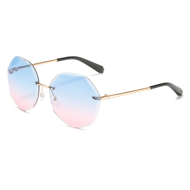 Rimless Sunglasses Female Gradient Polygon Sun Glasses Women Eyeglasses Alloy Legs Frameless Trimmed
Rimless Sunglasses Female Gradient Polygon Sun Glasses Women Eyeglasses Alloy Legs Frameless Trimmed