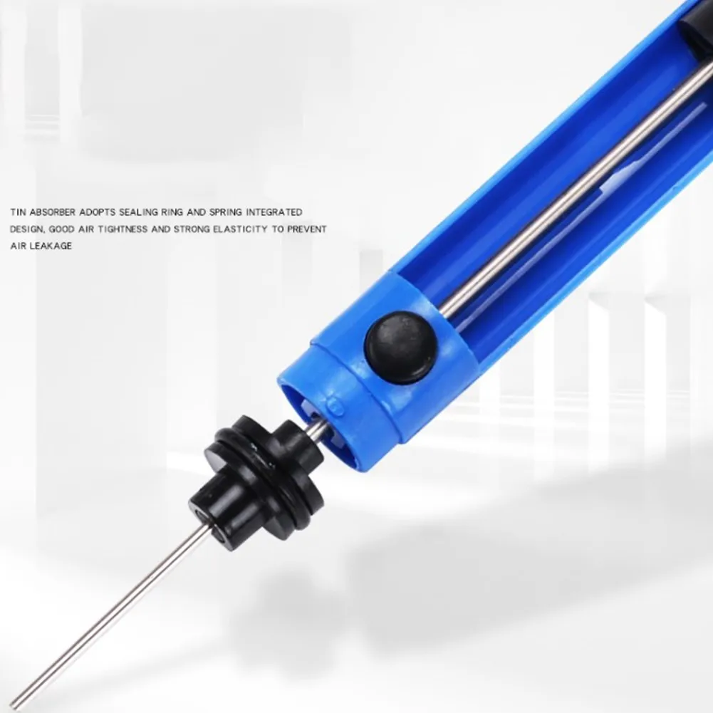 Aluminum Metal Desoldering Pump Suction Tin Gun Soldering Sucker Pen Removal Vacuum Soldering Iron Desolder Hand Welding Tools
Aluminum Metal Desoldering Pump Suction Tin Gun Soldering Sucker Pen Removal Vacuum Soldering Iron Desolder Hand Welding Tools
