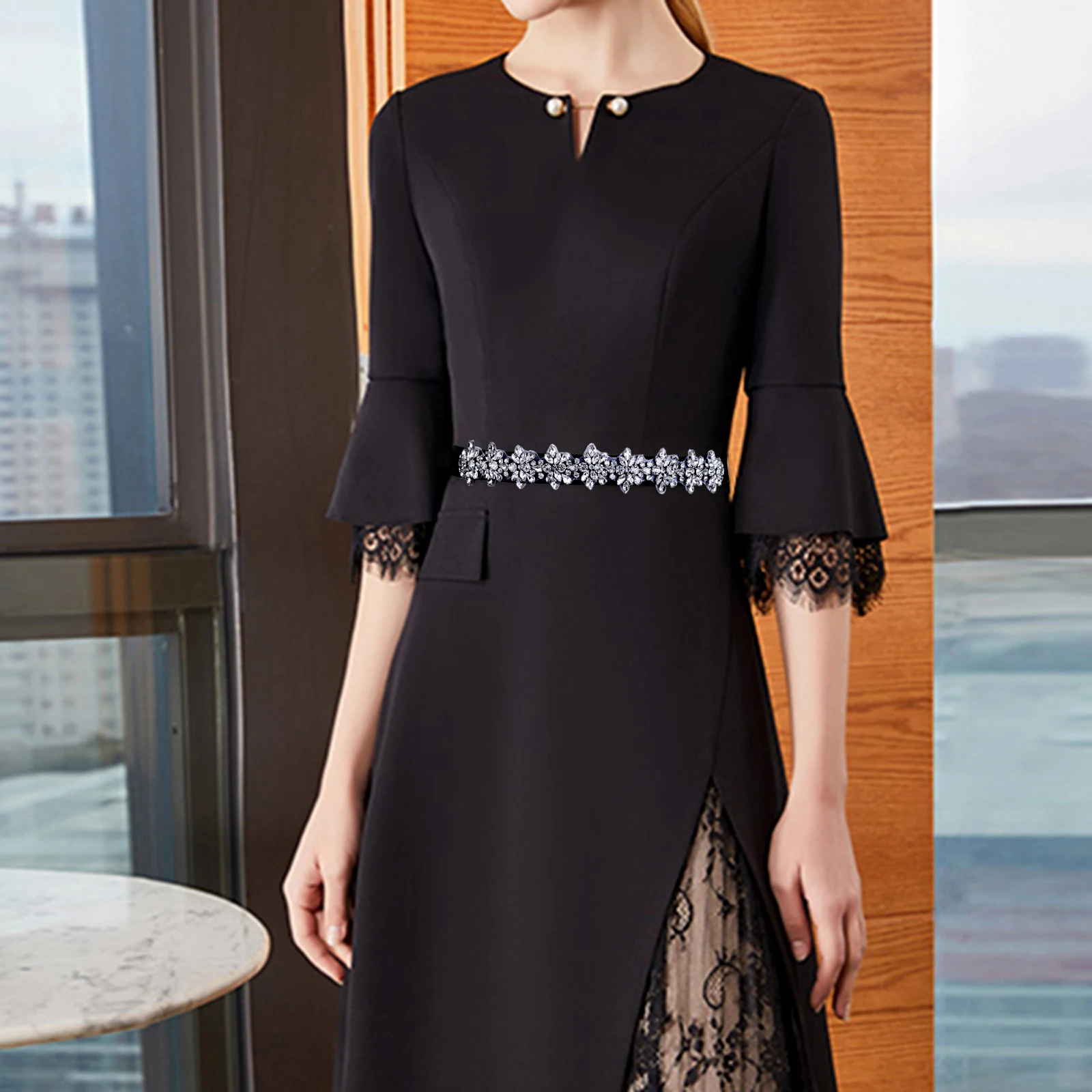 TRiXY S269 Fashion Elastic Belt Sparkle Sequin Belt for Formal Dress Silver Rhinestone Belt Elastic Belts for Women Dresses
TRiXY S269 Fashion Elastic Belt Sparkle Sequin Belt for Formal Dress Silver Rhinestone Belt Elastic Belts for Women Dresses