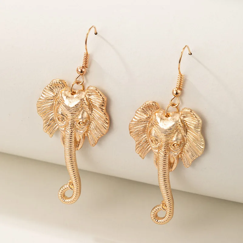 2021 New Style Big Elephant Drop Dangle Earrings for Women Charms Gold Color Heavy Metal Party Jewelry Accessories
2021 New Style Big Elephant Drop Dangle Earrings for Women Charms Gold Color Heavy Metal Party Jewelry Accessories
