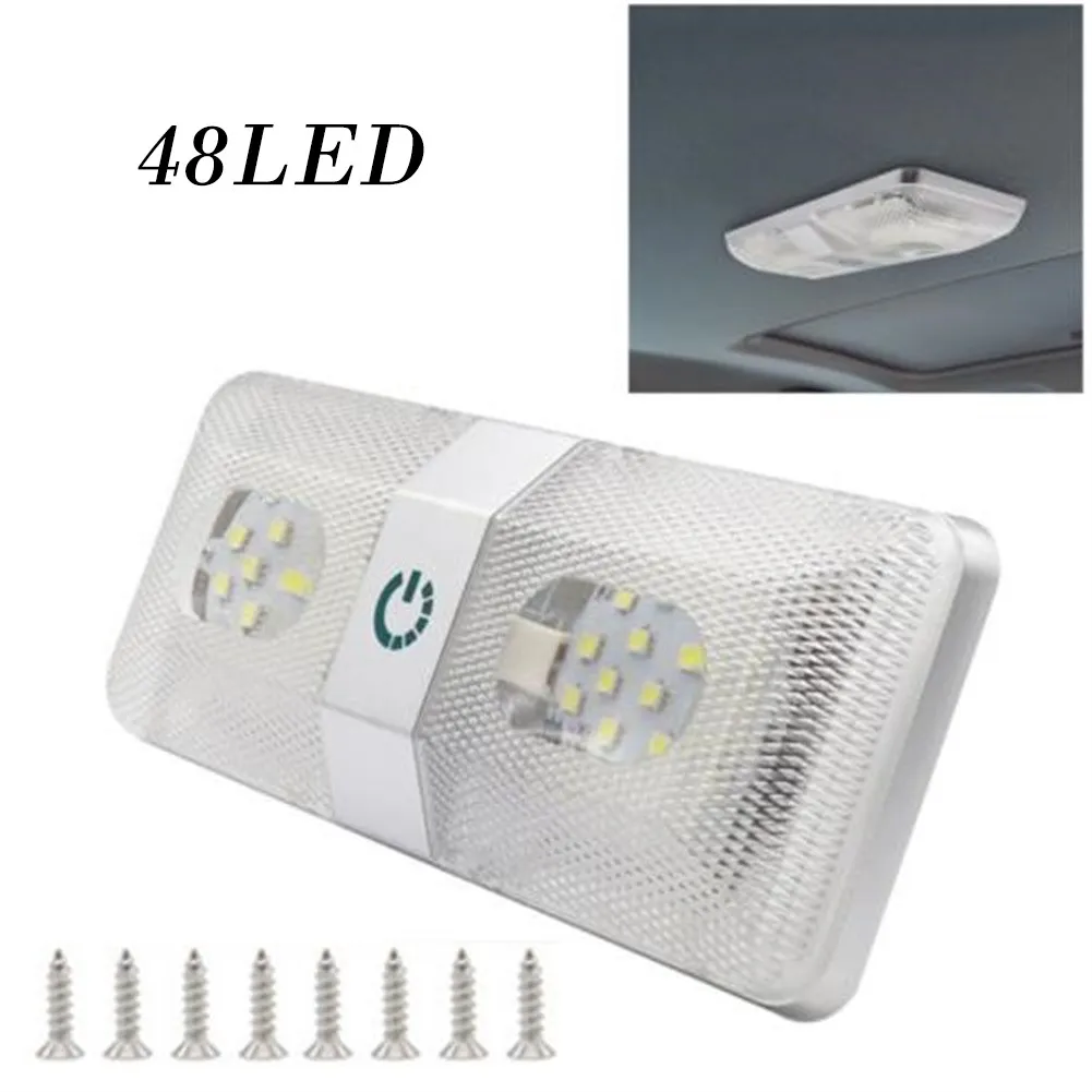 1 PC Car Reading Light 6W 48-LED Stepless Touch Dimmable Light Bar For Ship LED Double Dome Lights
1 PC Car Reading Light 6W 48-LED Stepless Touch Dimmable Light Bar For Ship LED Double Dome Lights
