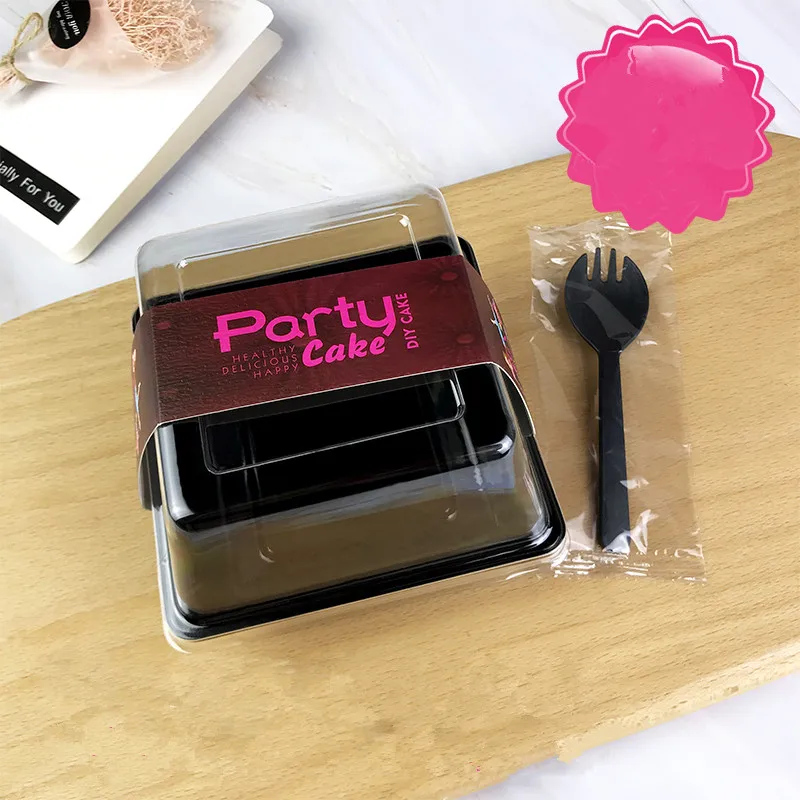 50pcs Net Red Small Cake Packaging Box 4 inch Tiramisu Mousse Melaleuca Square Transparent Baking Pastry Box Dessert Plastic Box
50pcs Net Red Small Cake Packaging Box 4 inch Tiramisu Mousse Melaleuca Square Transparent Baking Pastry Box Dessert Plastic Box