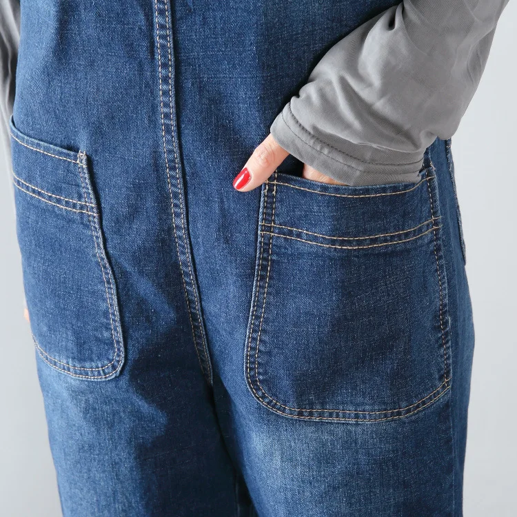 ladies loose denim jumpsuits and rompers for women 2020 plus size overall pants streetwear woman suspender strap harem jeans 
ladies loose denim jumpsuits and rompers for women 2020 plus size overall pants streetwear woman suspender strap harem jeans