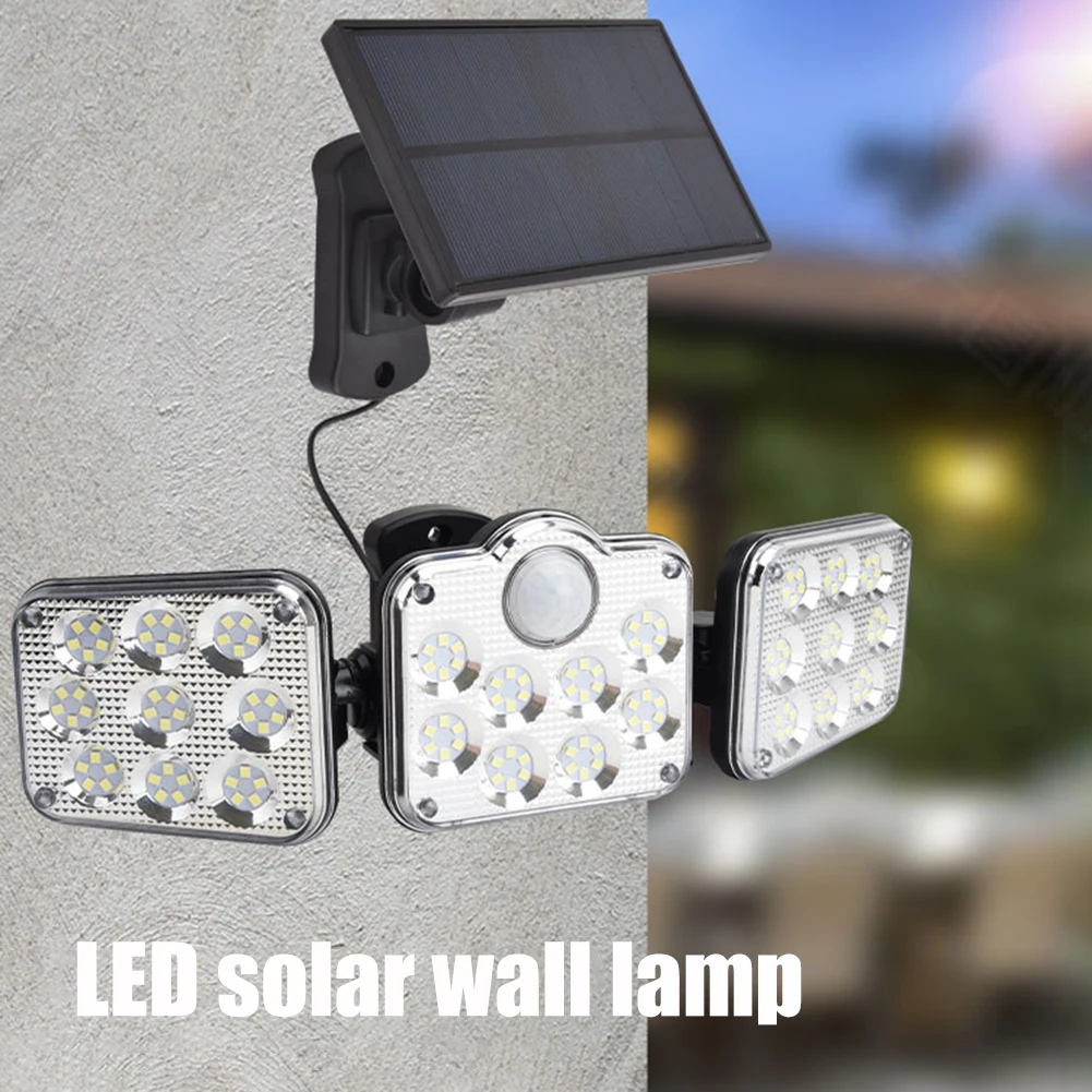 3 Head Motion Sensor LED Solar Lights 3 Modes Outdoor Illumination Super Bright IP65 Waterproof Remote Control Wall Lamp
3 Head Motion Sensor LED Solar Lights 3 Modes Outdoor Illumination Super Bright IP65 Waterproof Remote Control Wall Lamp