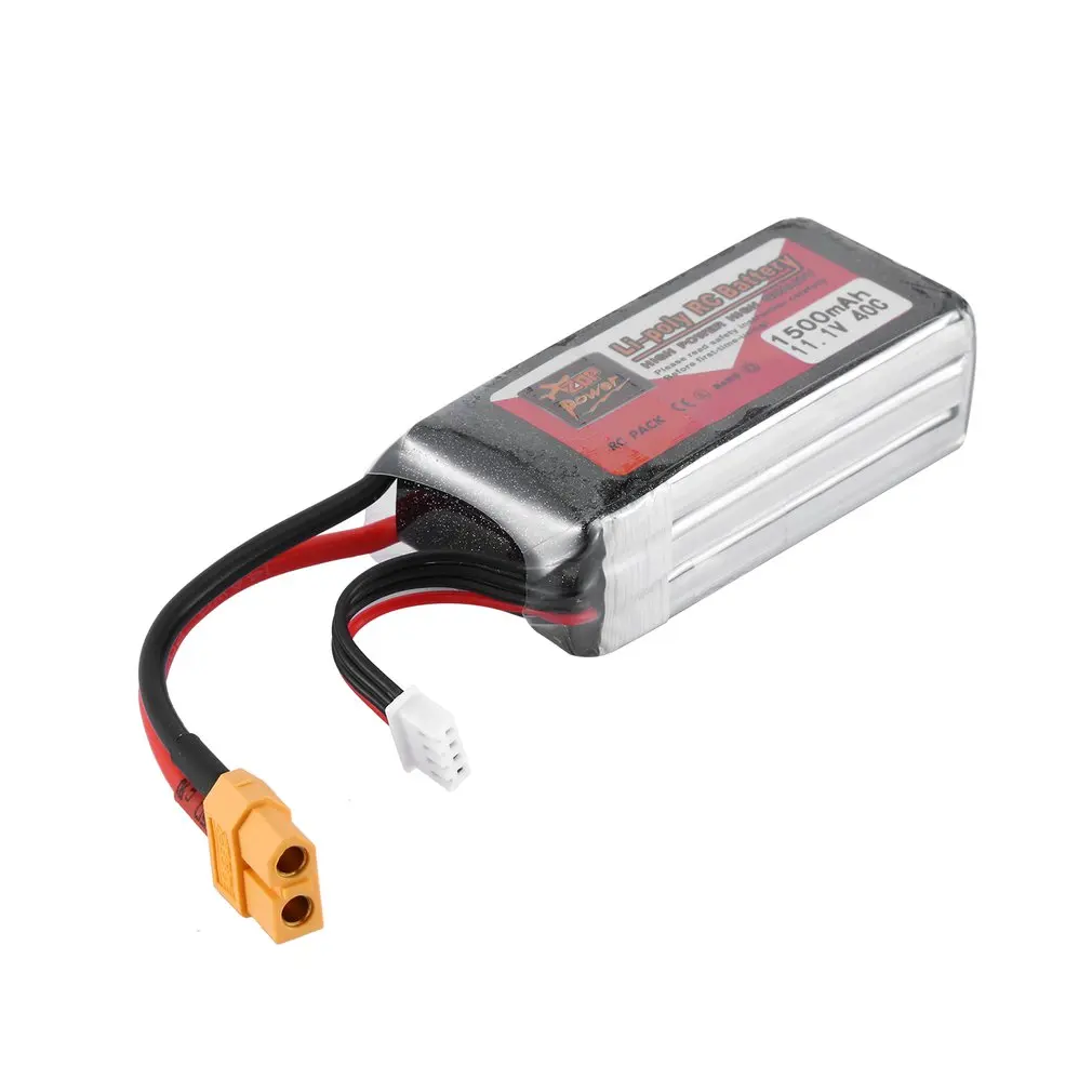ZOP Power 11.1V 40C 1500mAh XT60 Plug Lipo Battery Rechargeable Battery For RC Camera Drone Car Models Accessories NX803465
ZOP Power 11.1V 40C 1500mAh XT60 Plug Lipo Battery Rechargeable Battery For RC Camera Drone Car Models Accessories NX803465