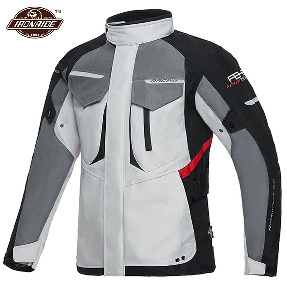 

Куртка мужская мотоциклетная Водонепроницаемая с защитой от ветра, 3 цвета