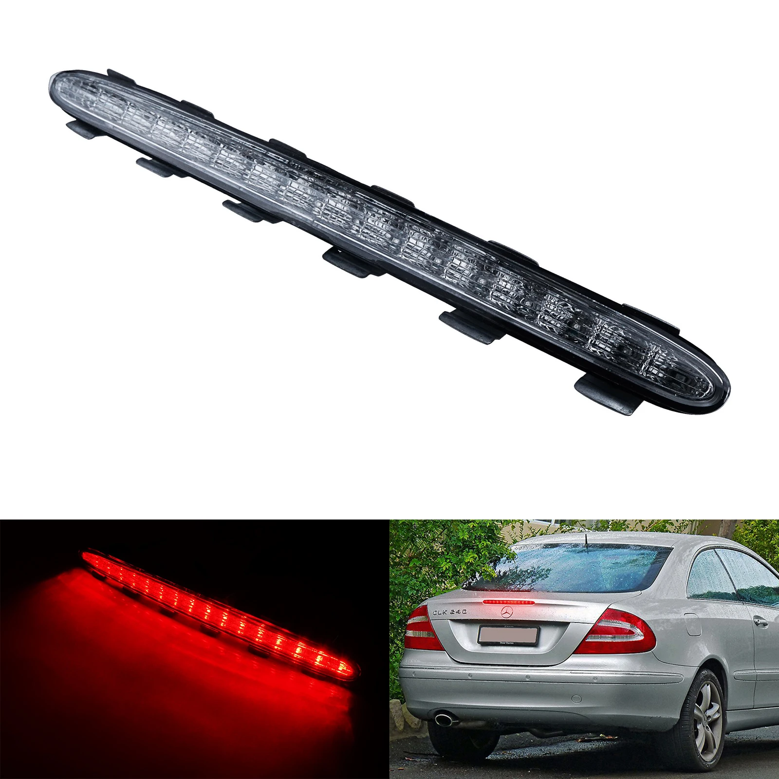 ANGRONG Clear Lens LED Rear High Level Third Brake Light For 2002-2009 Mercedes CLK W209
ANGRONG Clear Lens LED Rear High Level Third Brake Light For 2002-2009 Mercedes CLK W209
