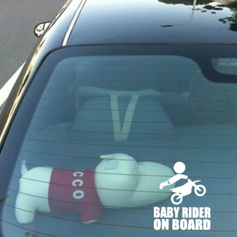 1PCS Funny Car Sticker Baby Rider On Board window class sticker 15 * 12cm car Decoration Stickers Car-styling Auto Decal
1PCS Funny Car Sticker Baby Rider On Board window class sticker 15 * 12cm car Decoration Stickers Car-styling Auto Decal
