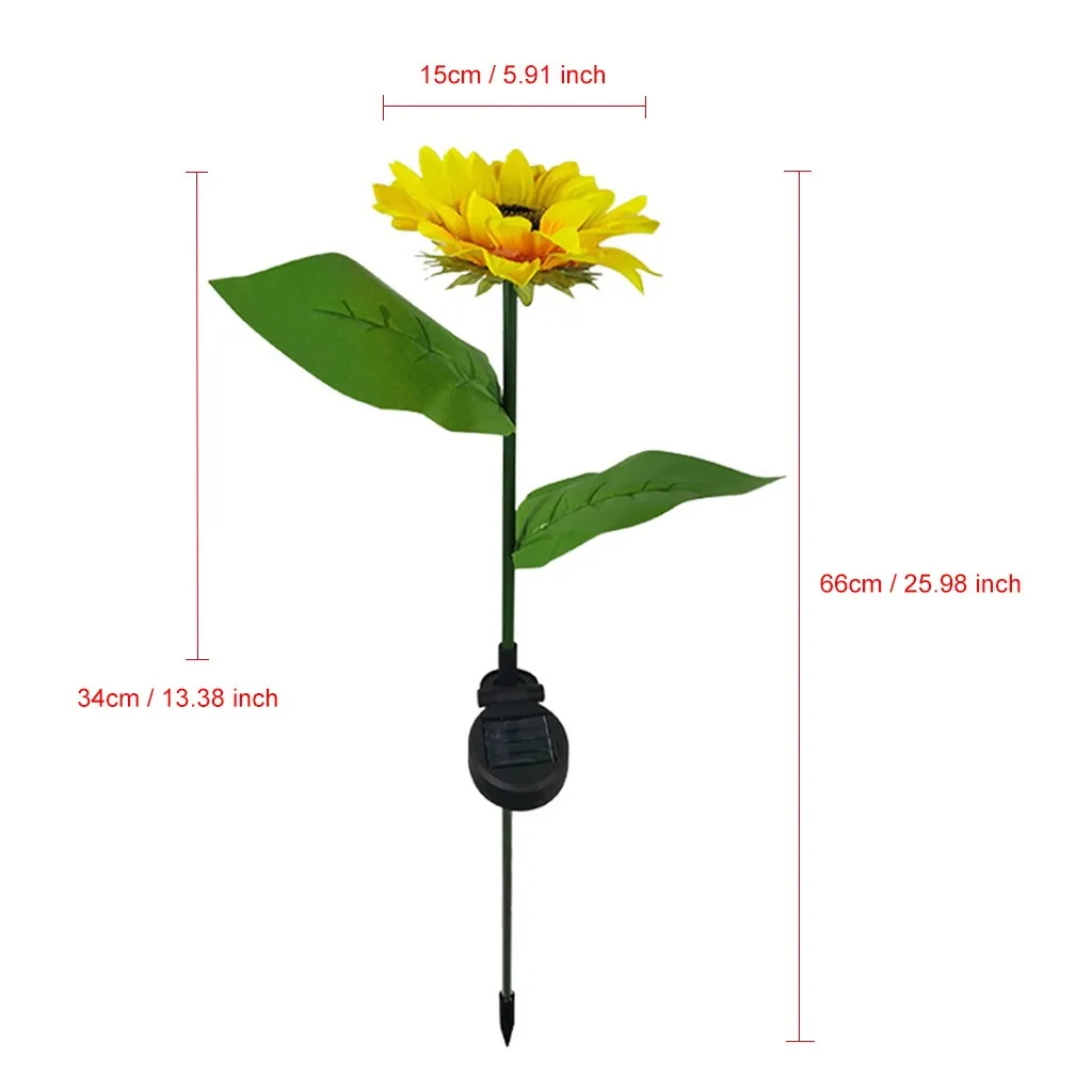 LED Outdoor Solar Lights Sumflower Solar Garden Yard Lawn Landscape Lamp
LED Outdoor Solar Lights Sumflower Solar Garden Yard Lawn Landscape Lamp