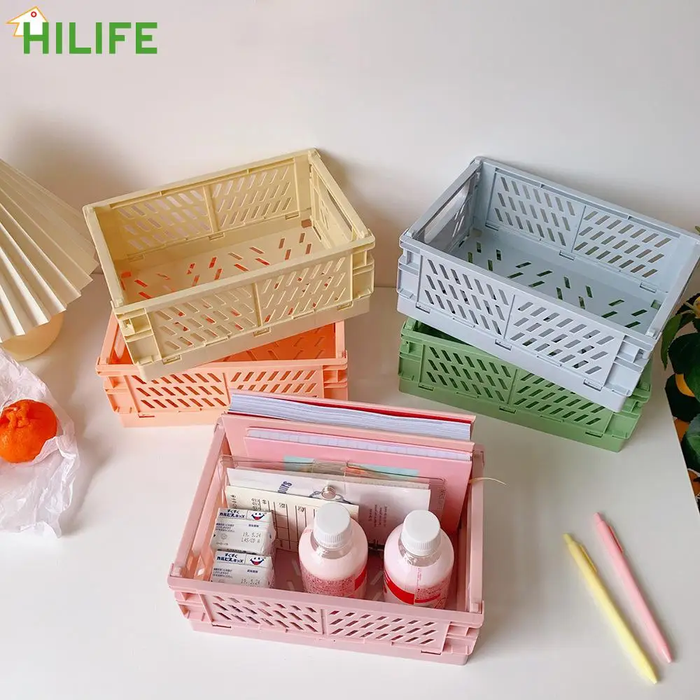 Folding Box Cosmetic Sundries Organizer Box Fruit Food Toys Storage Basket Storage Bin Desktop Plastic
Folding Box Cosmetic Sundries Organizer Box Fruit Food Toys Storage Basket Storage Bin Desktop Plastic