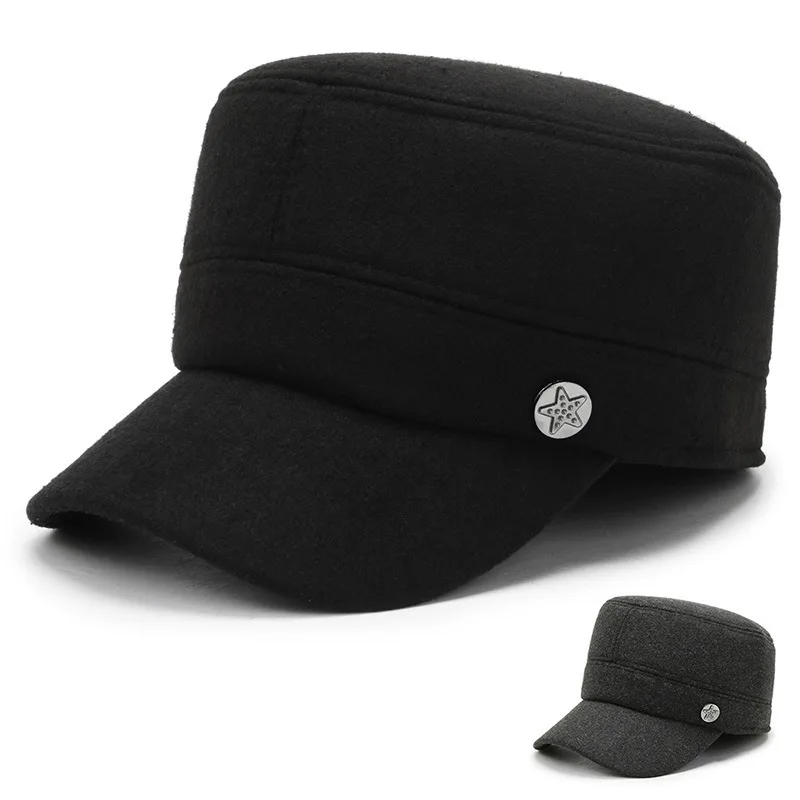 Winter Men's Middle-aged And Elderly Hats Dad Flat Top Cap Ear Protection Old Man Hat Autumn And Winter Warm Grandpa Old Man Hat
Winter Men's Middle-aged And Elderly Hats Dad Flat Top Cap Ear Protection Old Man Hat Autumn And Winter Warm Grandpa Old Man Hat