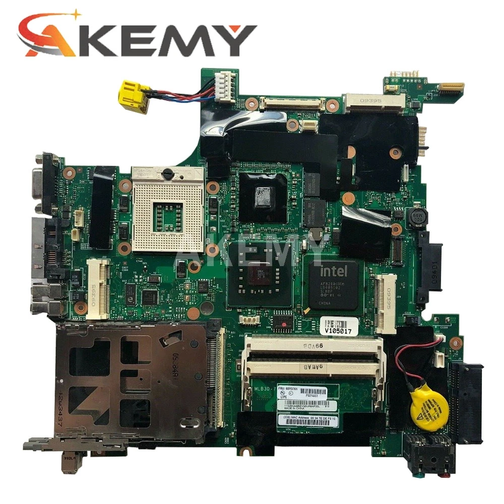 Akemy For Lenovo thinkpad T400 R400 14 inch Laptop motherboard 63Y1187 42W8127 60Y3749 Mainboard DDR3
Akemy For Lenovo thinkpad T400 R400 14 inch Laptop motherboard 63Y1187 42W8127 60Y3749 Mainboard DDR3