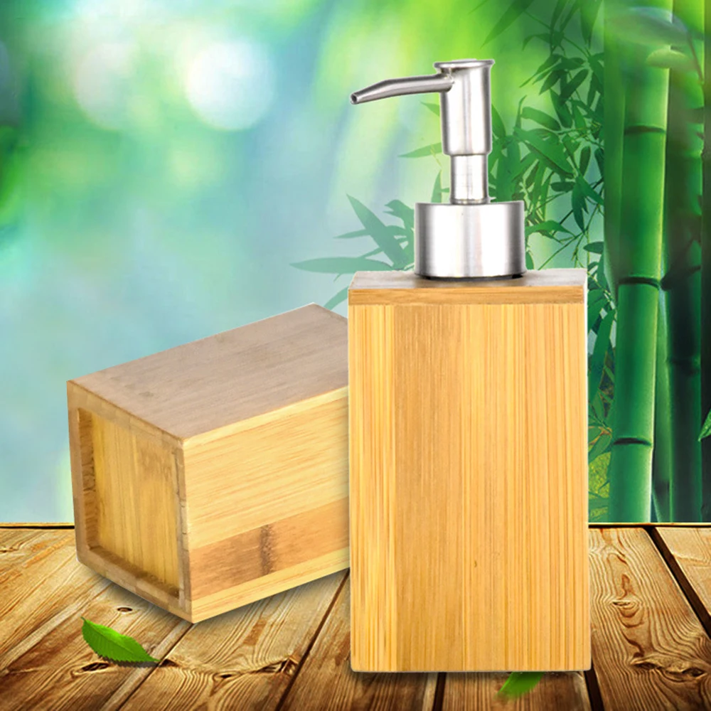 Bamboo Hand Soap Dispenser Wooden Square Mug Shower Gel Shampoo Storage Bottle Bathroom Kitchen Accessories Lotion Bottle
Bamboo Hand Soap Dispenser Wooden Square Mug Shower Gel Shampoo Storage Bottle Bathroom Kitchen Accessories Lotion Bottle
