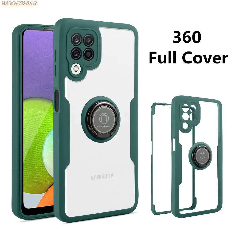 360 Case for Samsung Galaxy A12 A22 A32 A52 A52s A72 M12 M22 F12 S21 FE 5G Shockproof PET Film Magnetic Ring Holder Full Cover
360 Case for Samsung Galaxy A12 A22 A32 A52 A52s A72 M12 M22 F12 S21 FE 5G Shockproof PET Film Magnetic Ring Holder Full Cover
