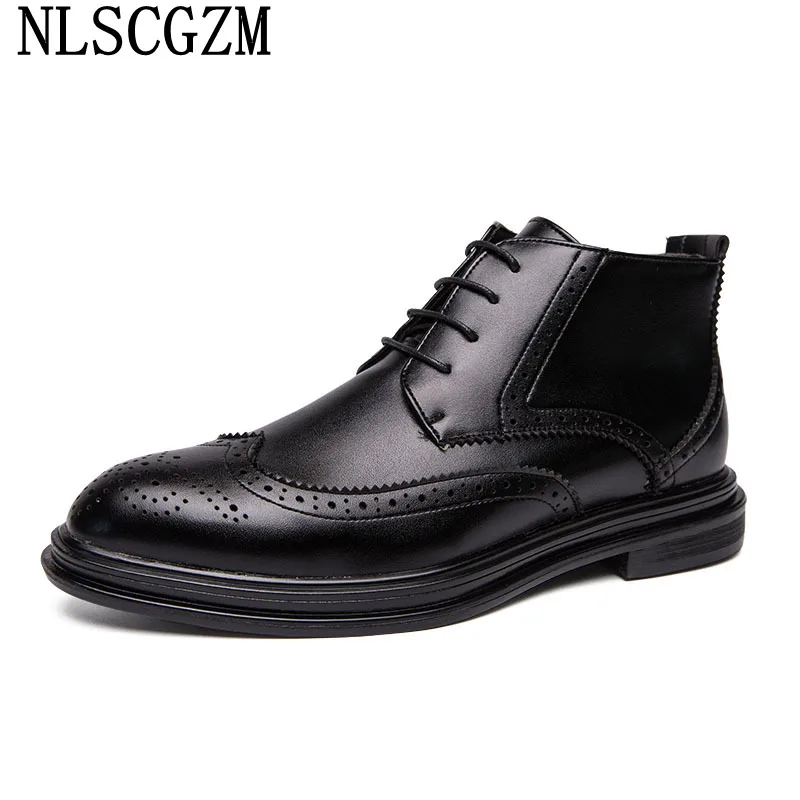 Leather Boots Men Ankle Boots for Men Male Office 2022 Chunky Mens Boots Casual Brogue Shoes Men Designer Shoes Zapato De Hombre
Leather Boots Men Ankle Boots for Men Male Office 2022 Chunky Mens Boots Casual Brogue Shoes Men Designer Shoes Zapato De Hombre