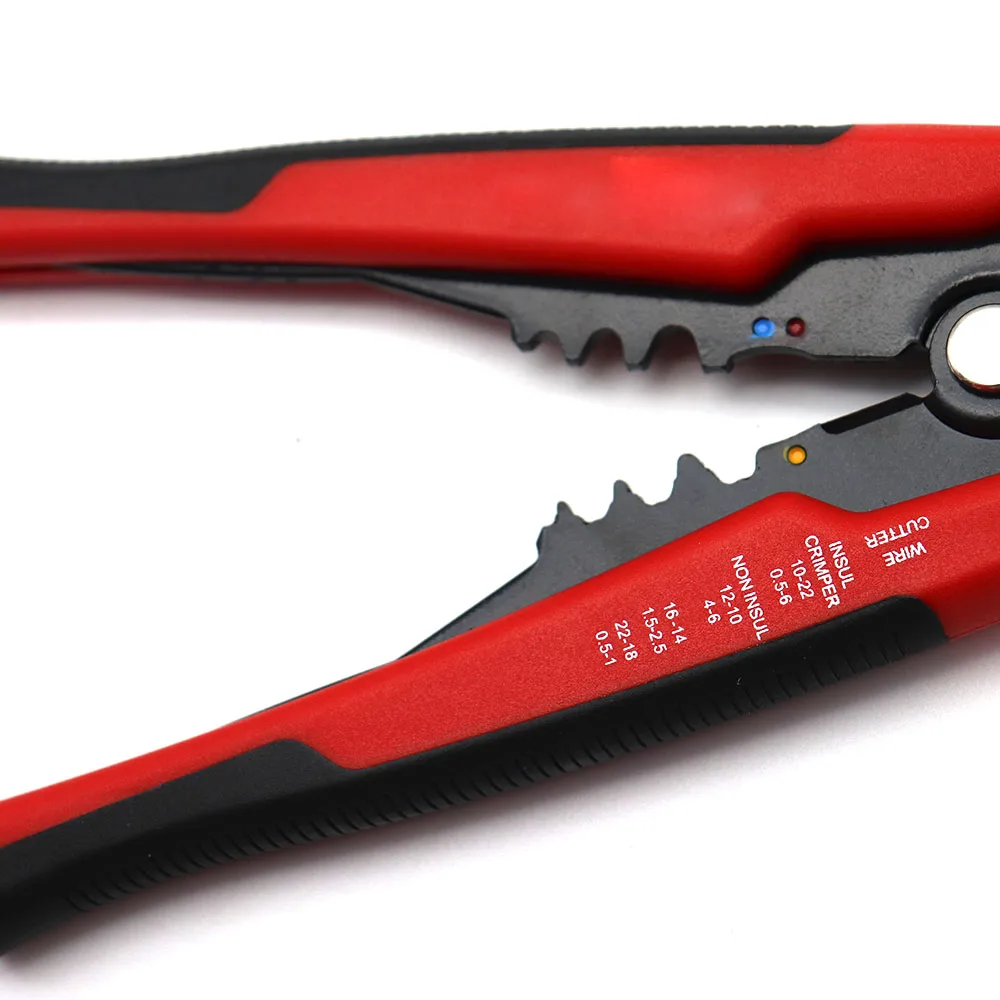HS-D1 Crimper Cable Cutter Automatic Wire Stripper Multi-functional Stripping Tools Crimping Pliers Terminal 0.2-6.0 mm
HS-D1 Crimper Cable Cutter Automatic Wire Stripper Multi-functional Stripping Tools Crimping Pliers Terminal 0.2-6.0 mm
