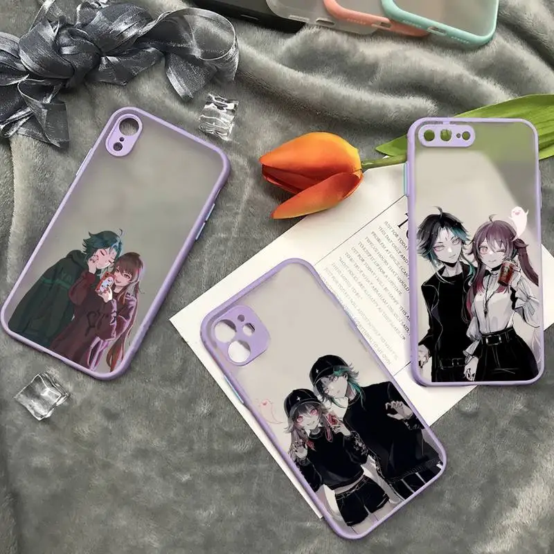 Hu Tao Genshin Impact Phone Case Purple Color Matte Transparent For iPhone 13 12 Mini 11 Pro X XR XS Max 7 8 Plus Cover Funda
Hu Tao Genshin Impact Phone Case Purple Color Matte Transparent For iPhone 13 12 Mini 11 Pro X XR XS Max 7 8 Plus Cover Funda