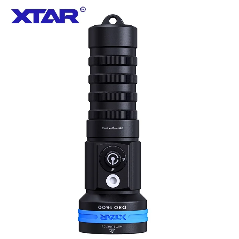XTAR D30 1600 фонасветильник для дайвинга люмен Водонепроницаемый подводной съемки 100