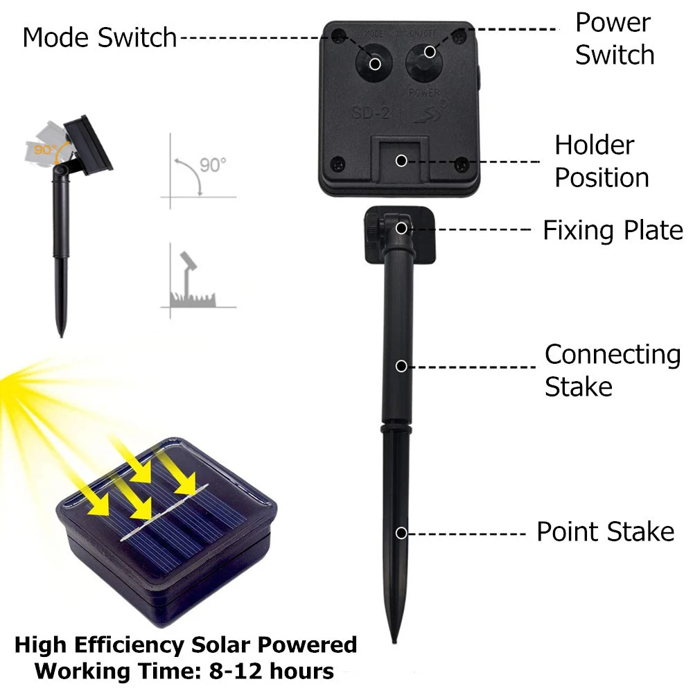 Fairy Lights 150/200 LED Copper Wire String Lights Waterproof IP65 LED Solar Power String Light For Christmas Wedding Party
Fairy Lights 150/200 LED Copper Wire String Lights Waterproof IP65 LED Solar Power String Light For Christmas Wedding Party