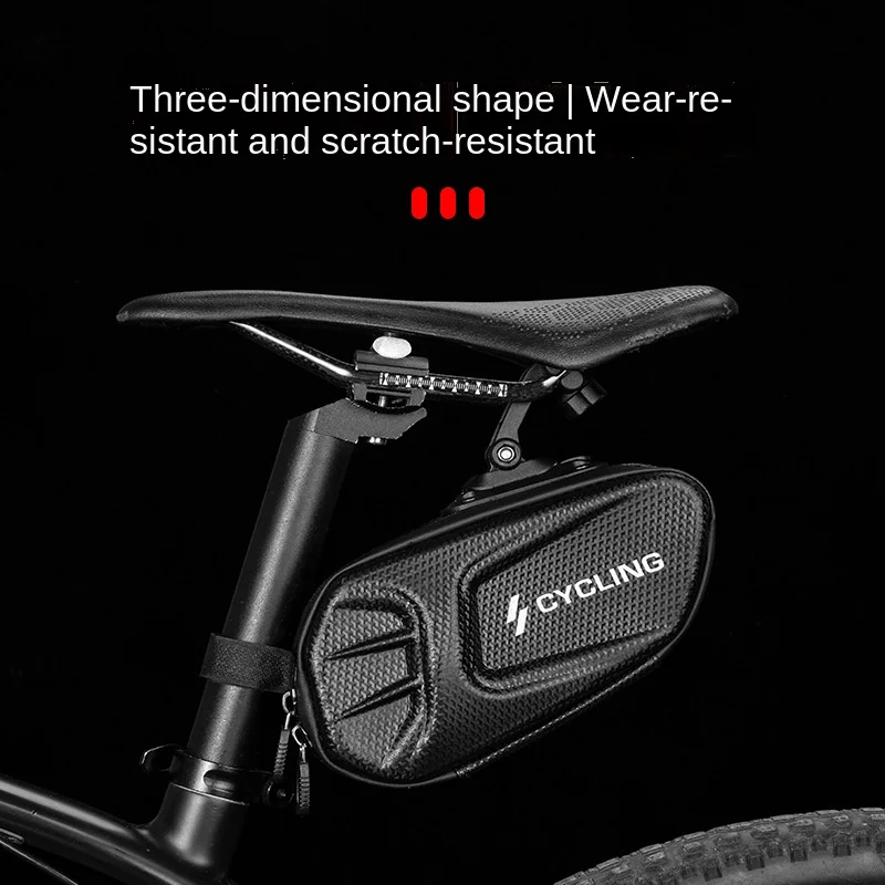 EVA Hard Shell Bicycle Tail Bag Mountain Bike Riding Equipment Mobile Phone Touch Screen Saddle Bag Riding Equipment
EVA Hard Shell Bicycle Tail Bag Mountain Bike Riding Equipment Mobile Phone Touch Screen Saddle Bag Riding Equipment