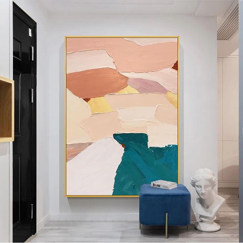 Aesthetic Room Decor Hand Painted Canvas Oil Painting Home Decoration Accessories For Living Room Abstract Wall Hanging Unframed
Aesthetic Room Decor Hand Painted Canvas Oil Painting Home Decoration Accessories For Living Room Abstract Wall Hanging Unframed