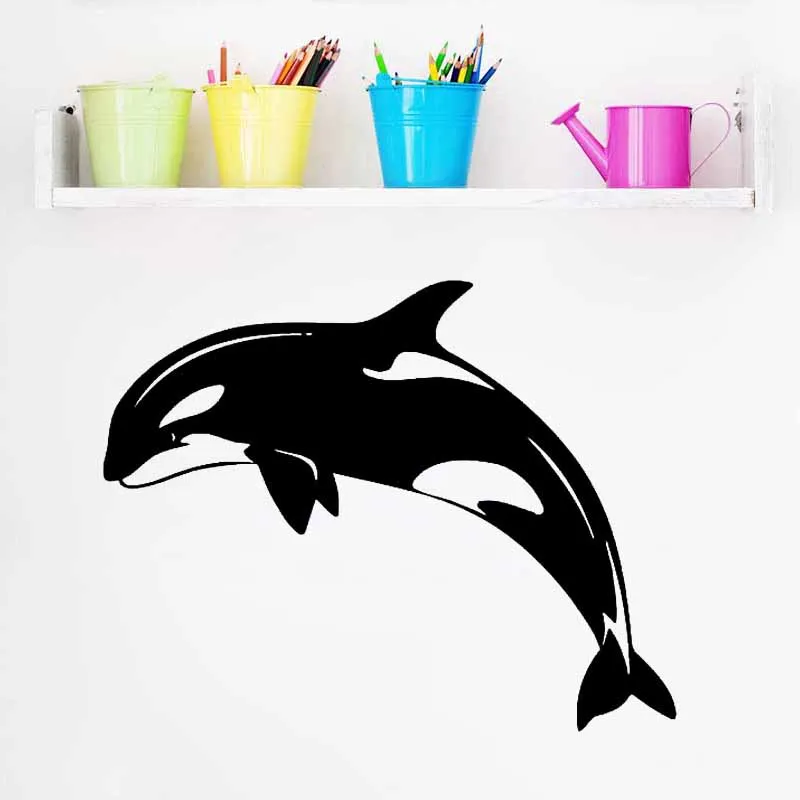 

Baby Kids Bedrooms Decorative Wall Stickers Whale Sea Animals Vinyl Wall Art Mural Removable Home Sticker