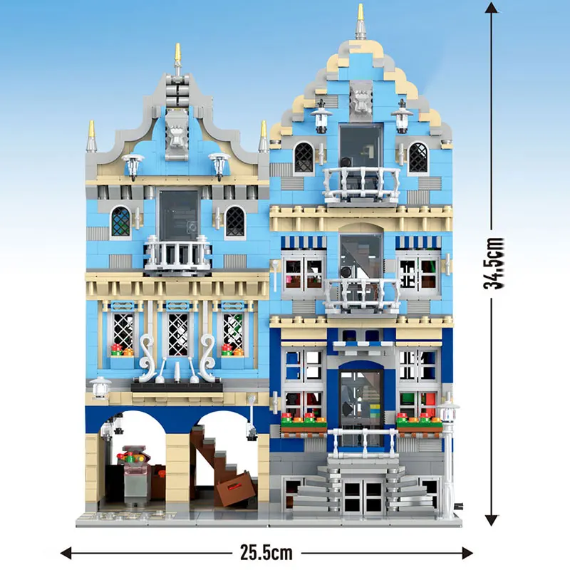 MOULD KING 16020 Streetview Building Model The Market Street Model Building Block Bricks Kid Educational Toys Christmas Gifts
MOULD KING 16020 Streetview Building Model The Market Street Model Building Block Bricks Kid Educational Toys Christmas Gifts