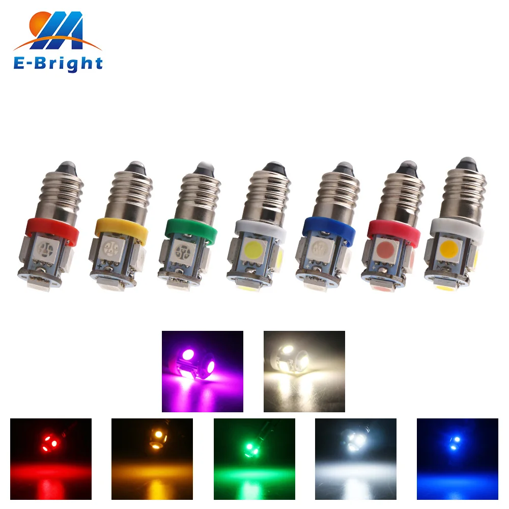 10pcs DC 12V E10 5050 5 SMD LED Bulbs Car SUV Tail Reverse Reading Clearance Lights White Blue Red Green Amber Pink
10pcs DC 12V E10 5050 5 SMD LED Bulbs Car SUV Tail Reverse Reading Clearance Lights White Blue Red Green Amber Pink