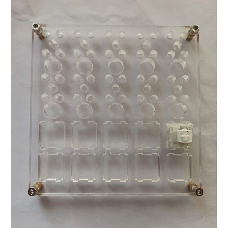 2 in 1 Acrylic Board for Lubricate Switch Mechanical Keyboard Switch Tester Base 090F
2 in 1 Acrylic Board for Lubricate Switch Mechanical Keyboard Switch Tester Base 090F