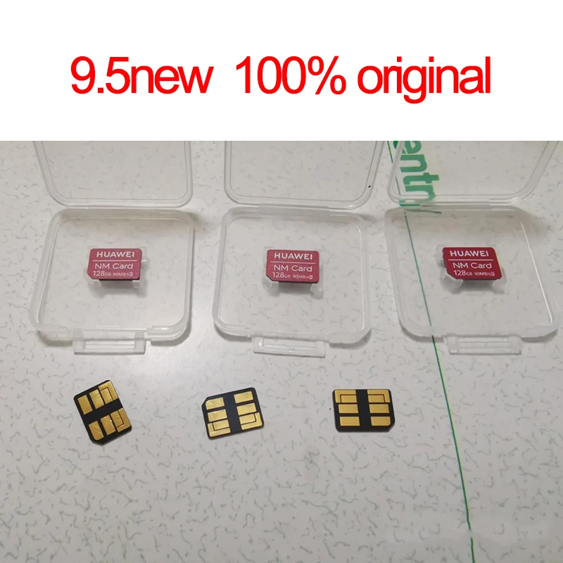 

Original Huawei NM Memory Card 90MB/s Mobile Phone 2-in-1 Card Reader For Mate30 P30 Mate20/Pro Nova5 Series Memory Card
