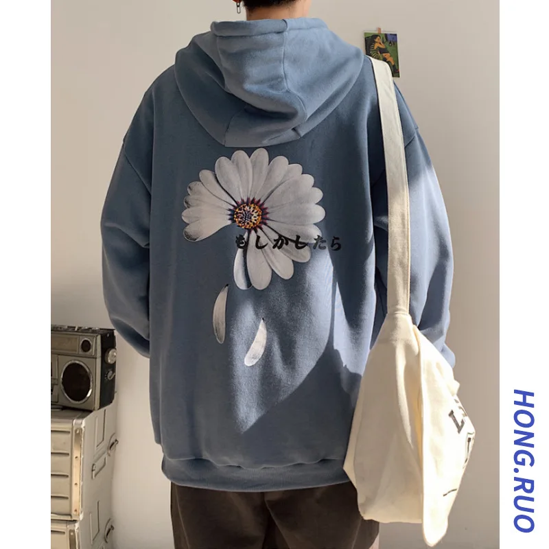 Zhijing ВЕСНА Новинка большой размер Хризантема толстовки с длинным рукавом Толстовка мужские толстовки 
Zhijing ВЕСНА Новинка большой размер Хризантема толстовки с длинным рукавом Толстовка мужские толстовки