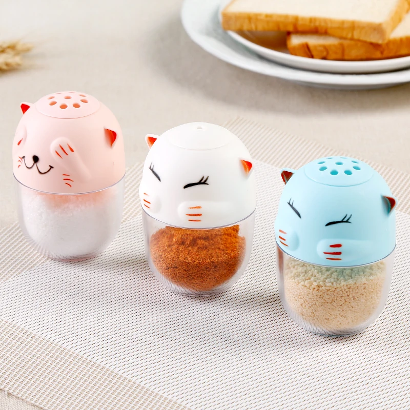 Cute Cat shape spice jar Health safe ABS plastic temperos salt pepper bottle for BBQ kitchen cooking tools Toothpick Holder
Cute Cat shape spice jar Health safe ABS plastic temperos salt pepper bottle for BBQ kitchen cooking tools Toothpick Holder