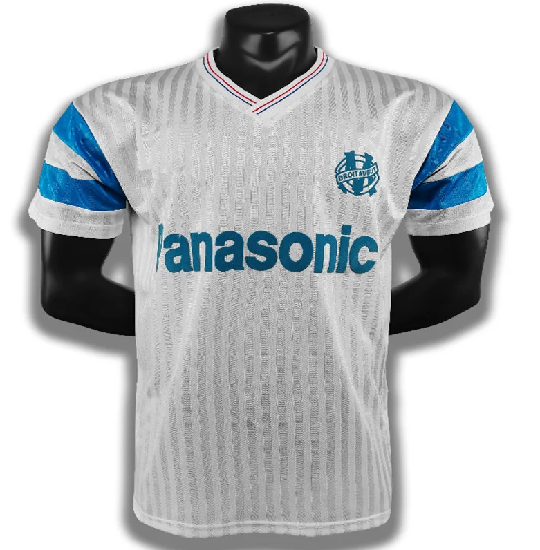 Top Quality 1990/91 92/93 Marseille Retro shirt Waddle PAYET DESCHAMPS THAUVIN DESAILLY BOLI Papin adults men shirt 
Top Quality 1990/91 92/93 Marseille Retro shirt Waddle PAYET DESCHAMPS THAUVIN DESAILLY BOLI Papin adults men shirt