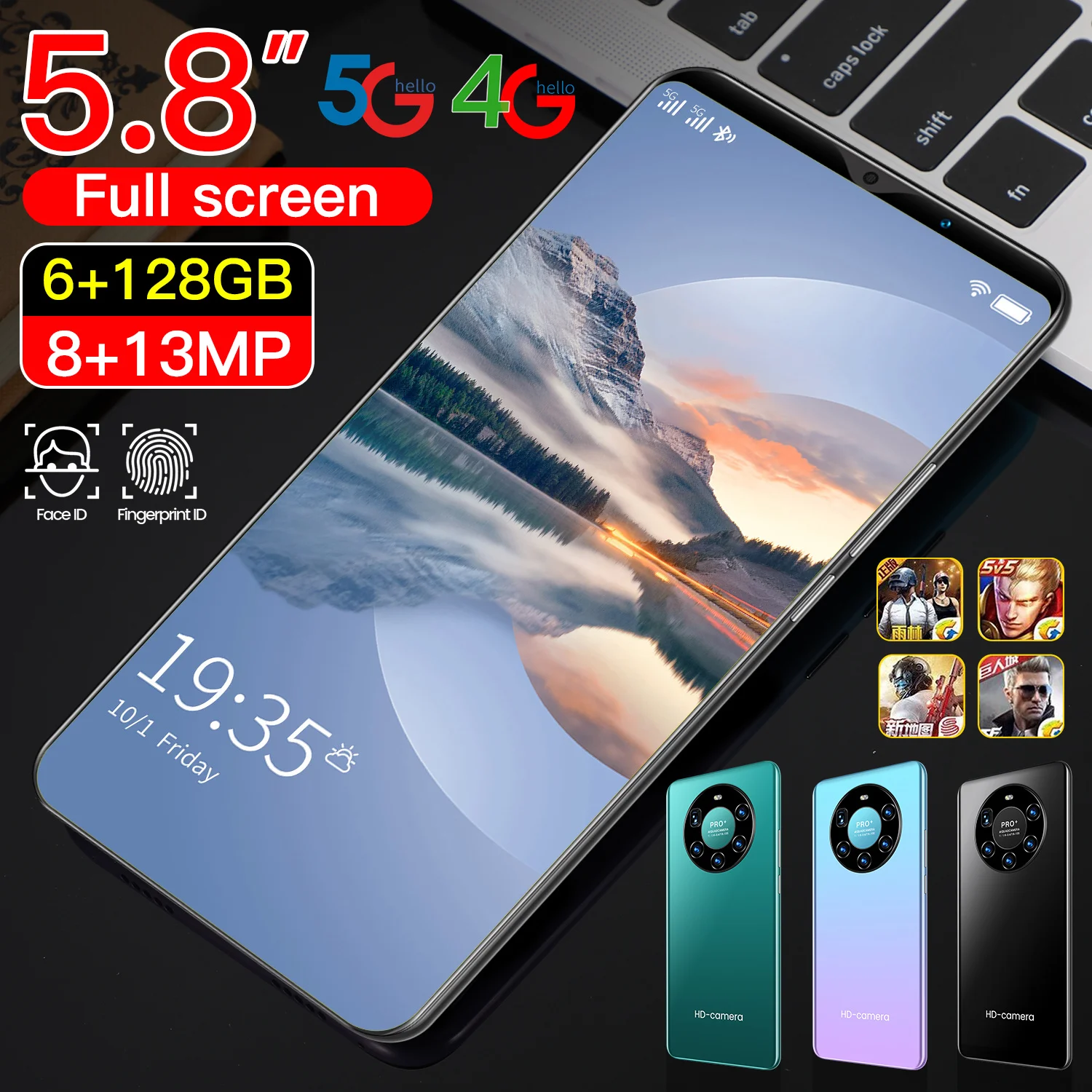 Mate43 plus 6GB 128GB 8+13MP 5g Cellphones Smartphones Android 10 4800mAh 8 Core Really Telephone MTK6889 Face ID
Mate43 plus 6GB 128GB 8+13MP 5g Cellphones Smartphones Android 10 4800mAh 8 Core Really Telephone MTK6889 Face ID