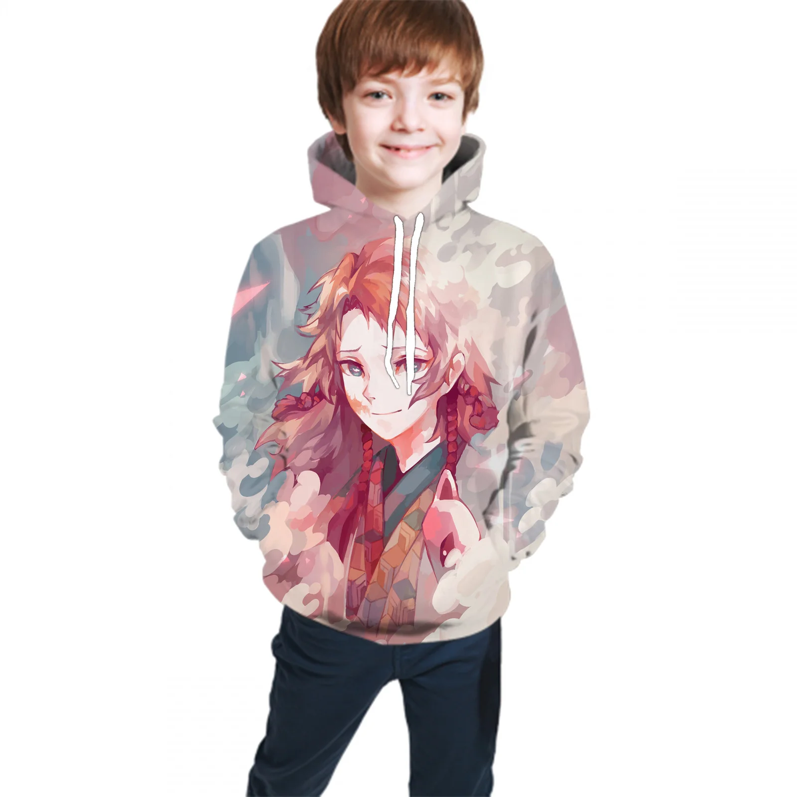 Japanese Popular Anime Demon Slayer Printed Sweaters Daily Pocket Hoodie Suitable For Children Unisex trend hoodies
Japanese Popular Anime Demon Slayer Printed Sweaters Daily Pocket Hoodie Suitable For Children Unisex trend hoodies