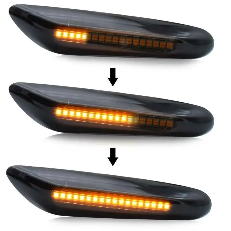 2pcs LED Dynamic Smoke Side Marker Lights Turn Signal Indicator Mirror Flashing Repeater Blinker For BMW E90 E92 E60 E87 E82
2pcs LED Dynamic Smoke Side Marker Lights Turn Signal Indicator Mirror Flashing Repeater Blinker For BMW E90 E92 E60 E87 E82