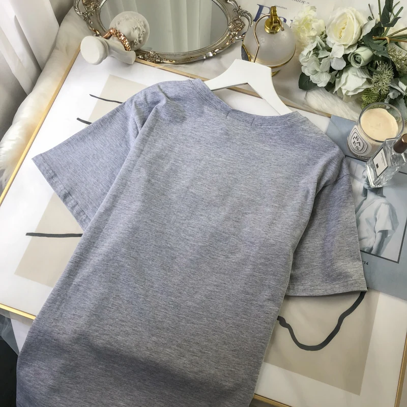 Beaded Diamond Cartoon Loose Salt Short-Sleeved T-shirt Women's Top 2021 Summer New Korean Style Fashion Harajuku Tops
Beaded Diamond Cartoon Loose Salt Short-Sleeved T-shirt Women's Top 2021 Summer New Korean Style Fashion Harajuku Tops