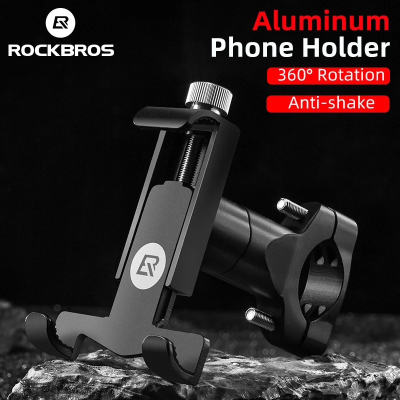 ROCKBROS Bike Phone Holder Aluminum Alloy Bike Stand Adjustable 360 Rotation Bicycle Phone Mount Motorcycle Bike Accessories
ROCKBROS Bike Phone Holder Aluminum Alloy Bike Stand Adjustable 360 Rotation Bicycle Phone Mount Motorcycle Bike Accessories