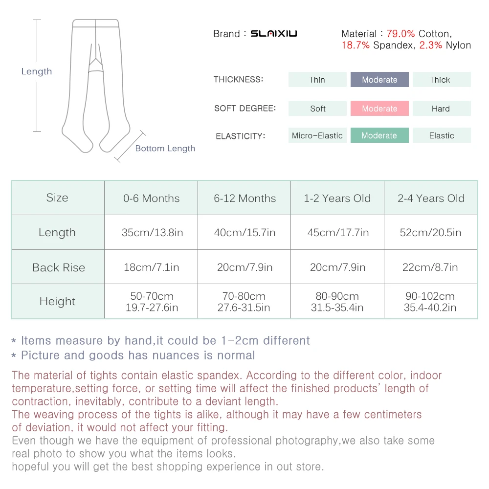 Baby Tights Stockings Toddler Solid Color Plus Velvet Thicken Knitted Fleece Lined Winter Warm Seamless Cotton Leggings
Baby Tights Stockings Toddler Solid Color Plus Velvet Thicken Knitted Fleece Lined Winter Warm Seamless Cotton Leggings