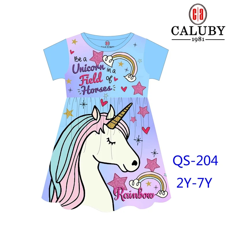 

wholesale kids pajamas dress children sleepwear baby pajamas sets girls cartoon pyjamas pijamas cartoon nightwear clothes 2-7Y