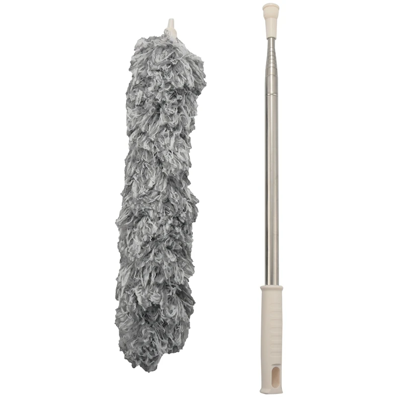 Minifiber Duster with Telescoping Extension Pole Non-Scratch, Bendable, Washable, Hypoallergenic, Lint Free Dusters for Cleaning
Minifiber Duster with Telescoping Extension Pole Non-Scratch, Bendable, Washable, Hypoallergenic, Lint Free Dusters for Cleaning