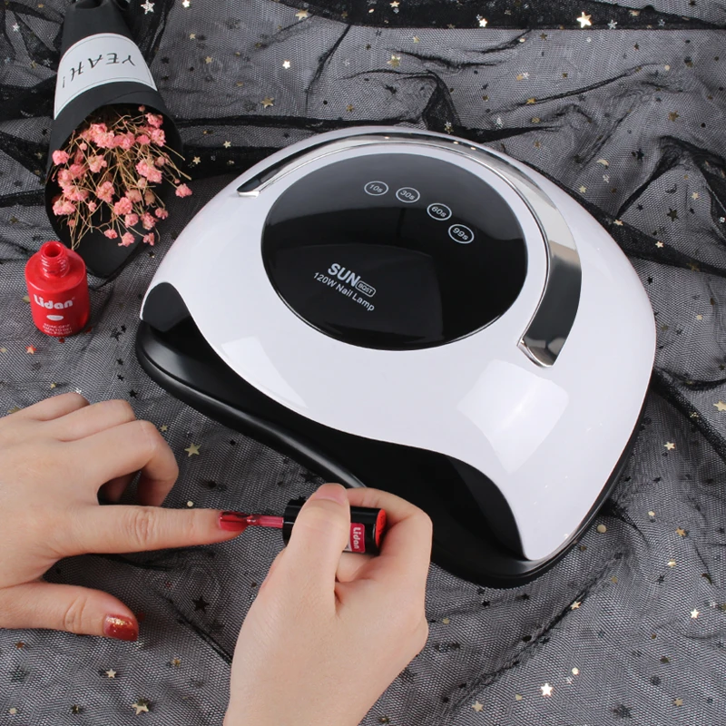 120W LED Nail Lamp UV Lamp High Power Nail Dryer Fast Curing Speed Kinds Gel Nail Polish Nail Dryer Manicure With Smart Sensor
120W LED Nail Lamp UV Lamp High Power Nail Dryer Fast Curing Speed Kinds Gel Nail Polish Nail Dryer Manicure With Smart Sensor