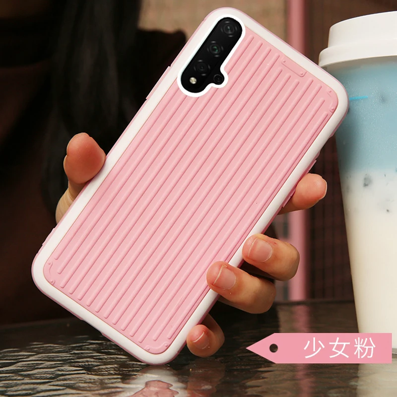 Изогнутый чехол для костюма HuaWei Honor 20 Pro Honor20 жесткий силиконовый 3D роскошный Nova 5T
