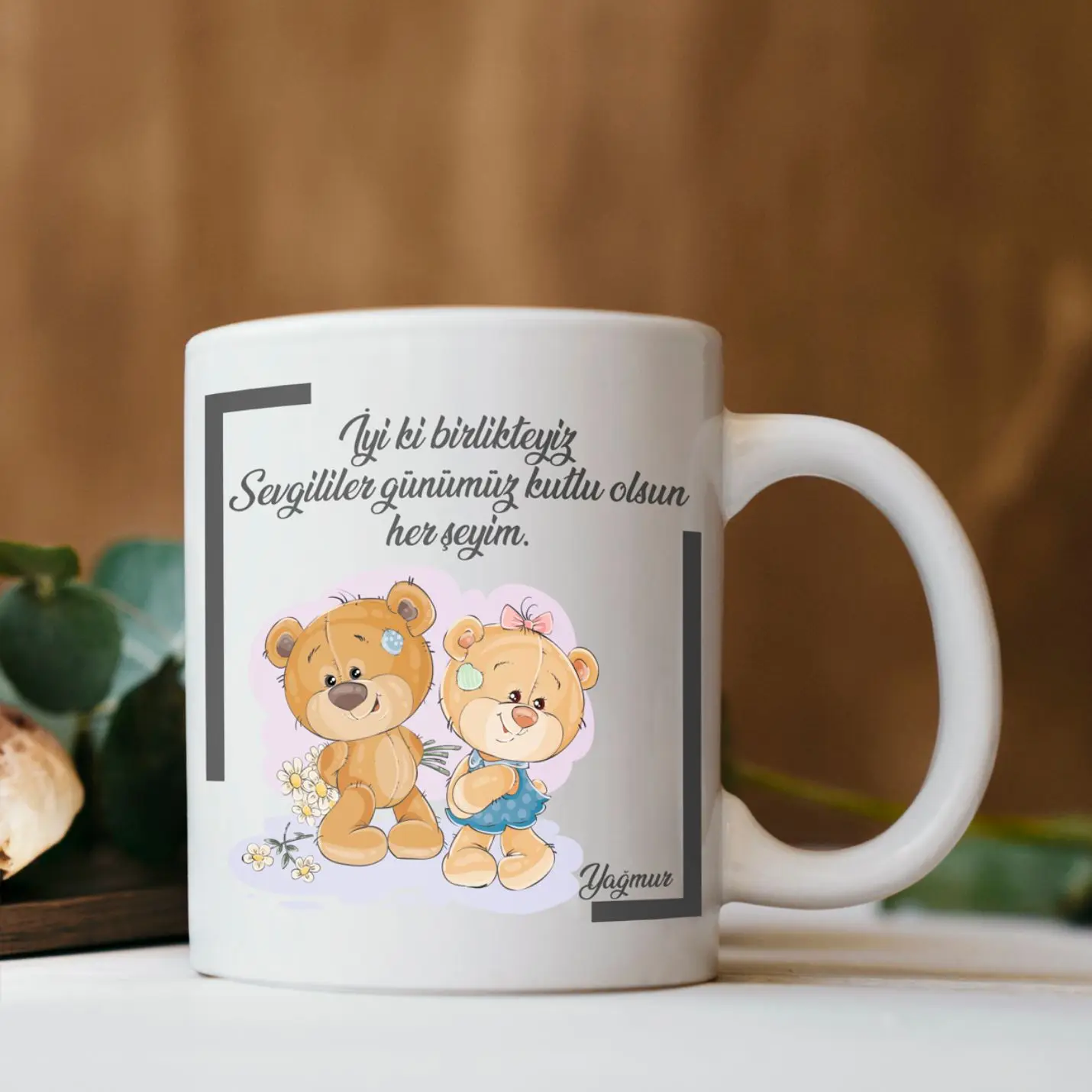 Personalized Cute Bears White Mug Cup
Personalized Cute Bears White Mug Cup