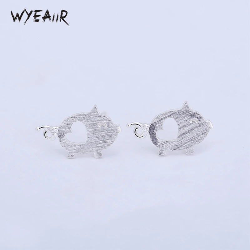 WYEAIIR Cute Beautiful Personality Pig Art Drawing Simple Creative Sweet Wild 925 Sterling Silver Female Stud Earrings
WYEAIIR Cute Beautiful Personality Pig Art Drawing Simple Creative Sweet Wild 925 Sterling Silver Female Stud Earrings