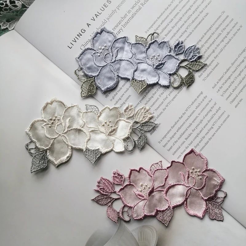Handmade Lace Applique For Wedding Dress Floral Embroidery DIY Sewing Crafts Needlework Accessories Lace Patches For Clothing
Handmade Lace Applique For Wedding Dress Floral Embroidery DIY Sewing Crafts Needlework Accessories Lace Patches For Clothing