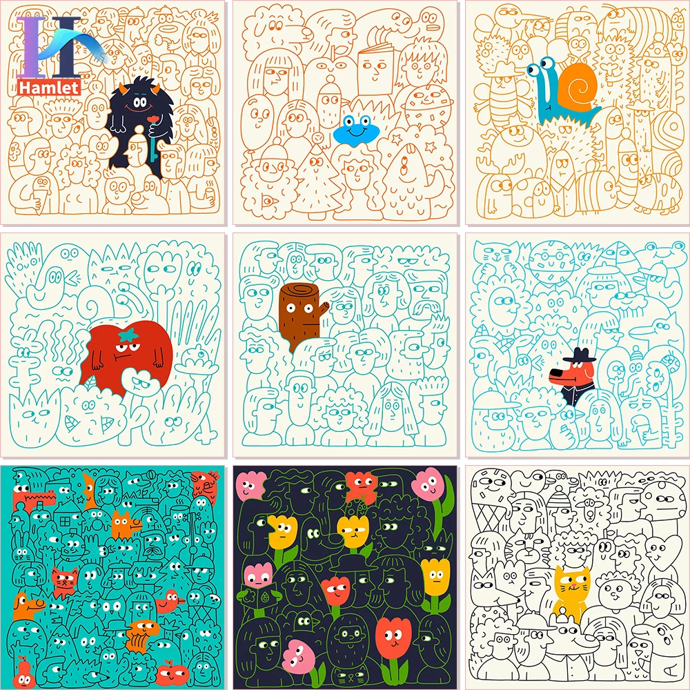 Painting By Numbers Kits Modern Cartoon Superflat Animal Acrylic Pictures By Numbers HandPainted On Canvas Art Gift Home Decor
Painting By Numbers Kits Modern Cartoon Superflat Animal Acrylic Pictures By Numbers HandPainted On Canvas Art Gift Home Decor