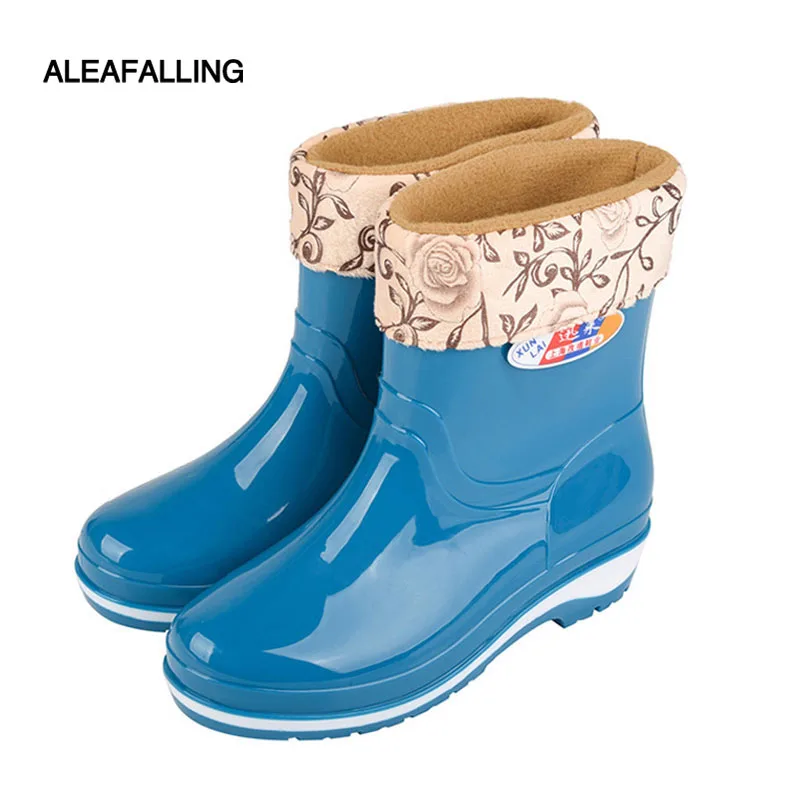 Сапоги Aleafalling женские резиновые, короткие, Нескользящие, с низким верхом, модная водонепроницаемая обувь, утепленные, съемная из хлопка
Сапоги Aleafalling женские резиновые, короткие, Нескользящие, с низким верхом, модная водонепроницаемая обувь, утепленные, съемная из хлопка