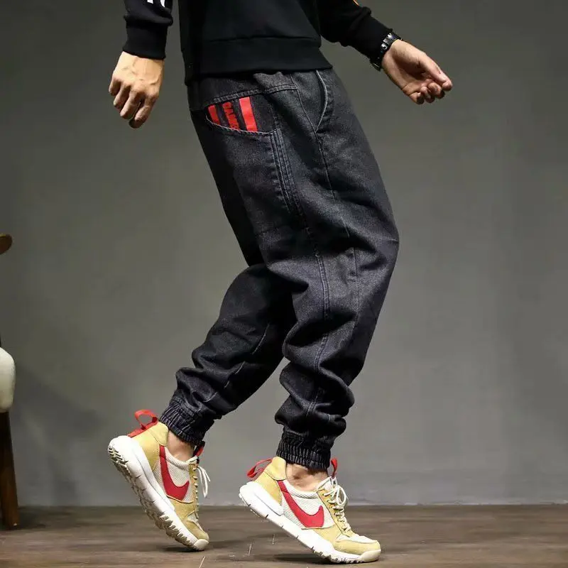 Spring and summer fat big size jeans men's loose and trendy clothing casual Leggings Korean trendy drawstring Harem Pants
Spring and summer fat big size jeans men's loose and trendy clothing casual Leggings Korean trendy drawstring Harem Pants